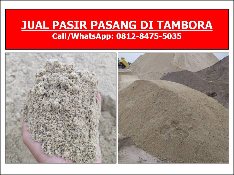 Jual Pasir Pasang Di Tambora